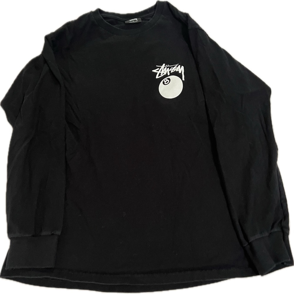 Stussey Men’s eight-ball long sleeve T-shirt. Gently used.